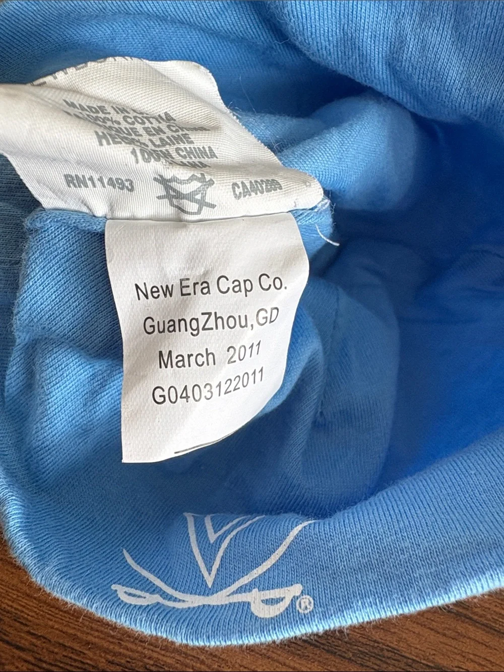 Light Blue & White Baby Beanie - Infant Accessories